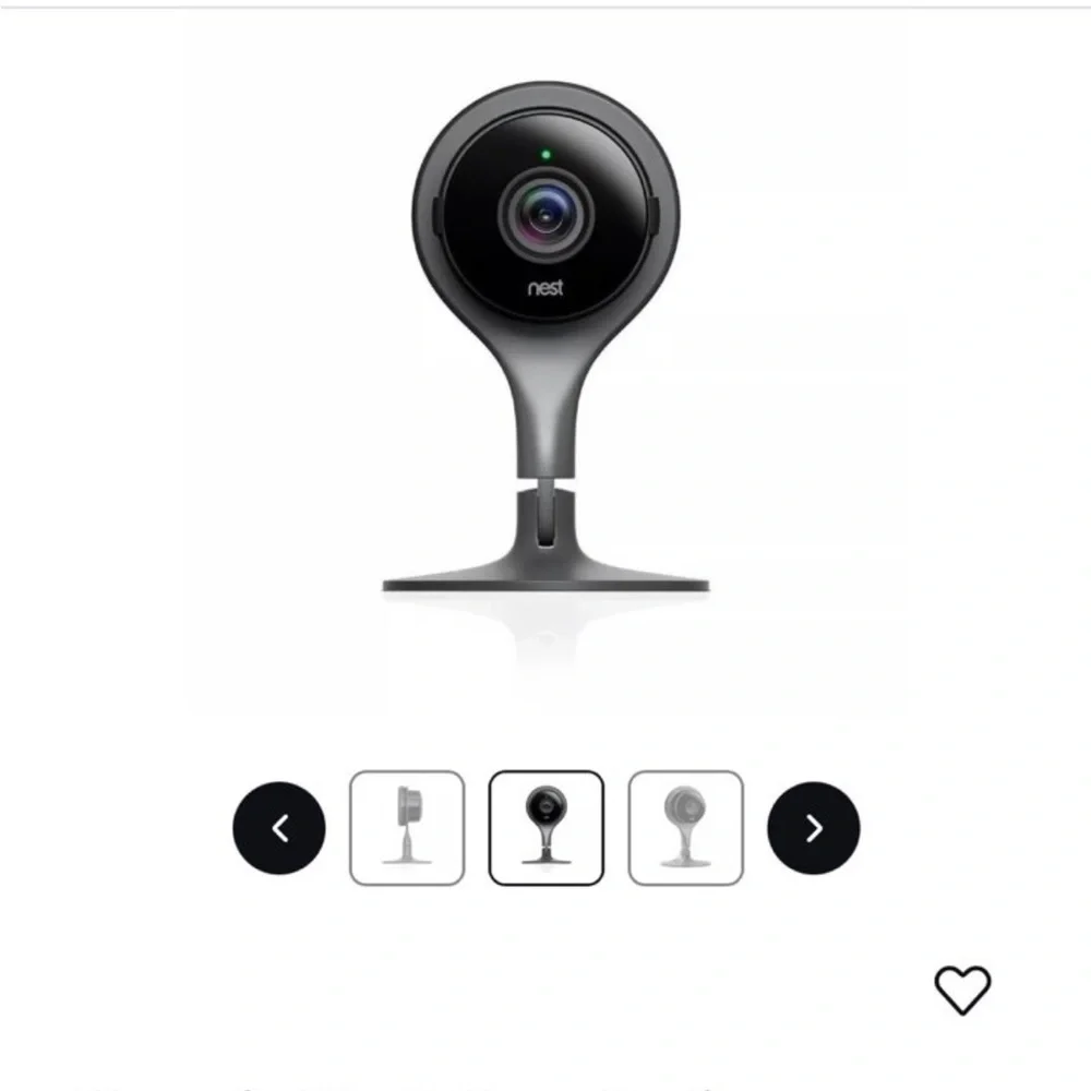 Google NEST Black Security Camera